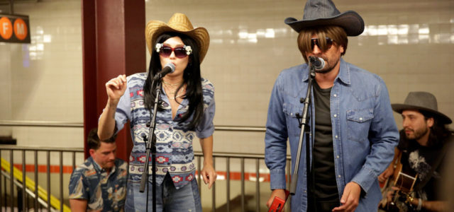 Miley Cyrus and Jimmy Fallon Busk In NYC Subway In Disguise