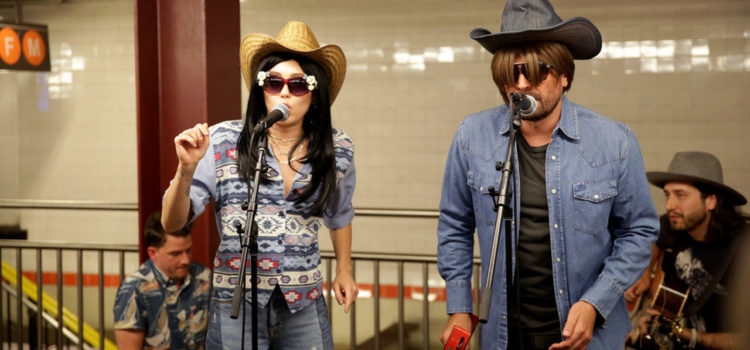 Miley Cyrus and Jimmy Fallon Busk In NYC Subway In Disguise