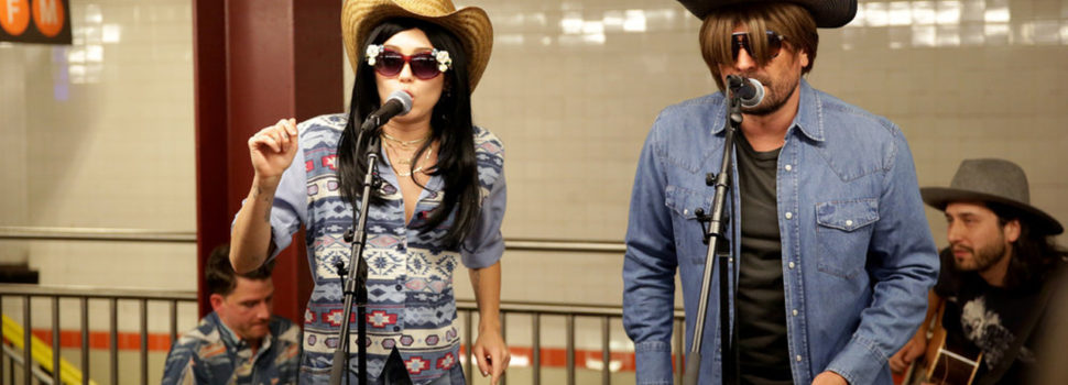 Miley Cyrus and Jimmy Fallon Busk In NYC Subway In Disguise